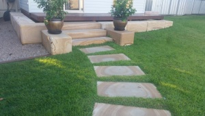 Frontier Tan Sandstone Staircase