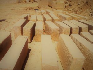 sandstone step
