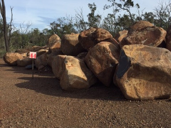Sandstone Bush Rocks|Brisbane Rock Sales|Natural Rock Wall|Yangan|Helidon